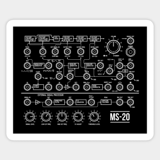 MS-20 Monochrome Sticker